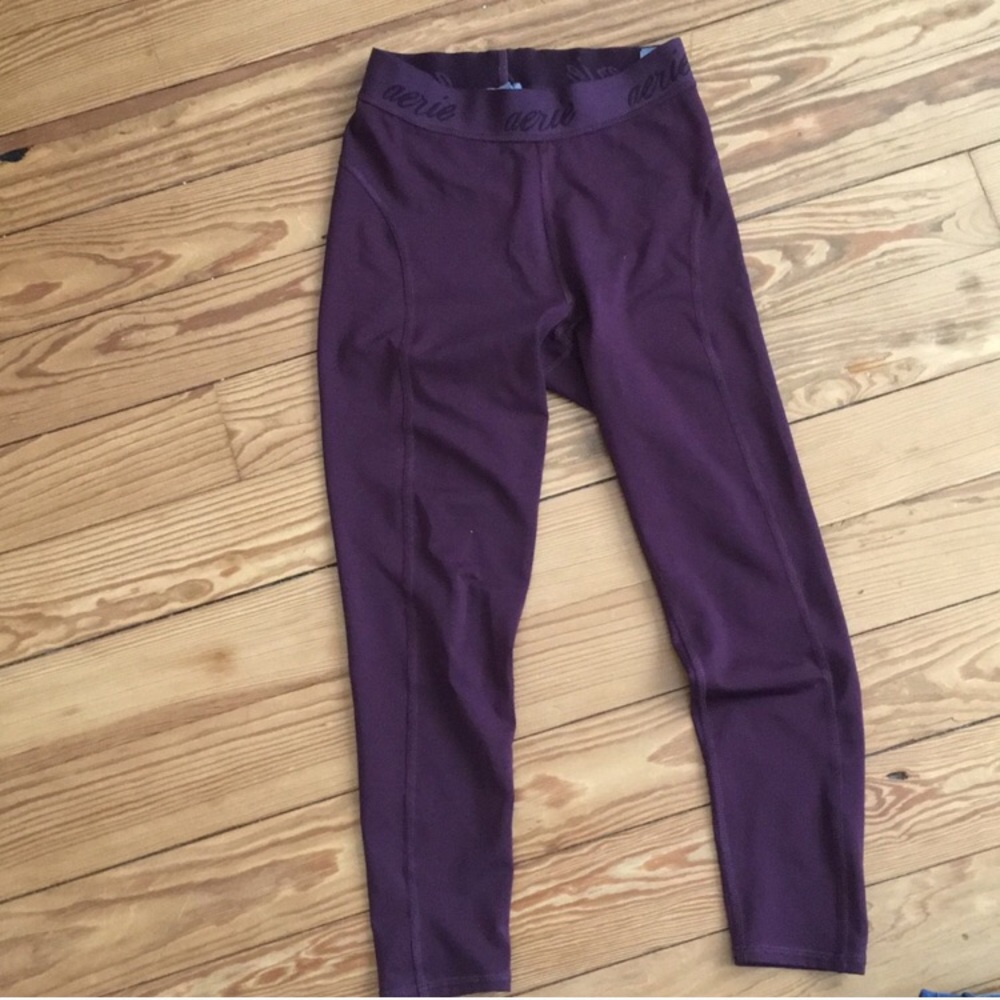 Maroon leggings